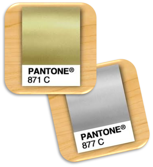 Gold-Silver-Xerox-Pantone-871-877